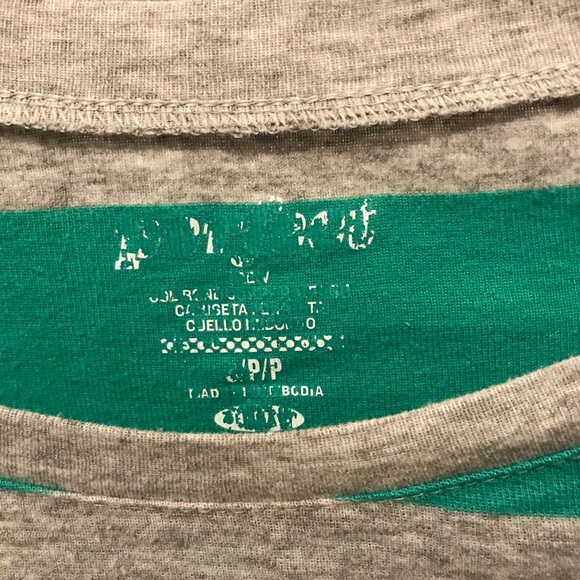 Green & Grey Stripped Long-Sleeve - Picture 2 of 3